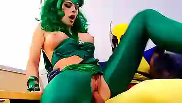Chanel Preston and Katie St Ives in hot MILF action in Full Xxx Movie - X Men parody